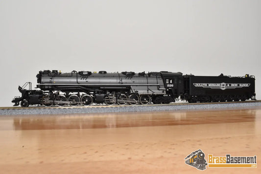 HO Brass - PSC 17854-2 DM&IR Duluth Missabe & Iron Range 2-8-8-4 Yellowstone Gray Boiler Elesco FWH - MINT Steam