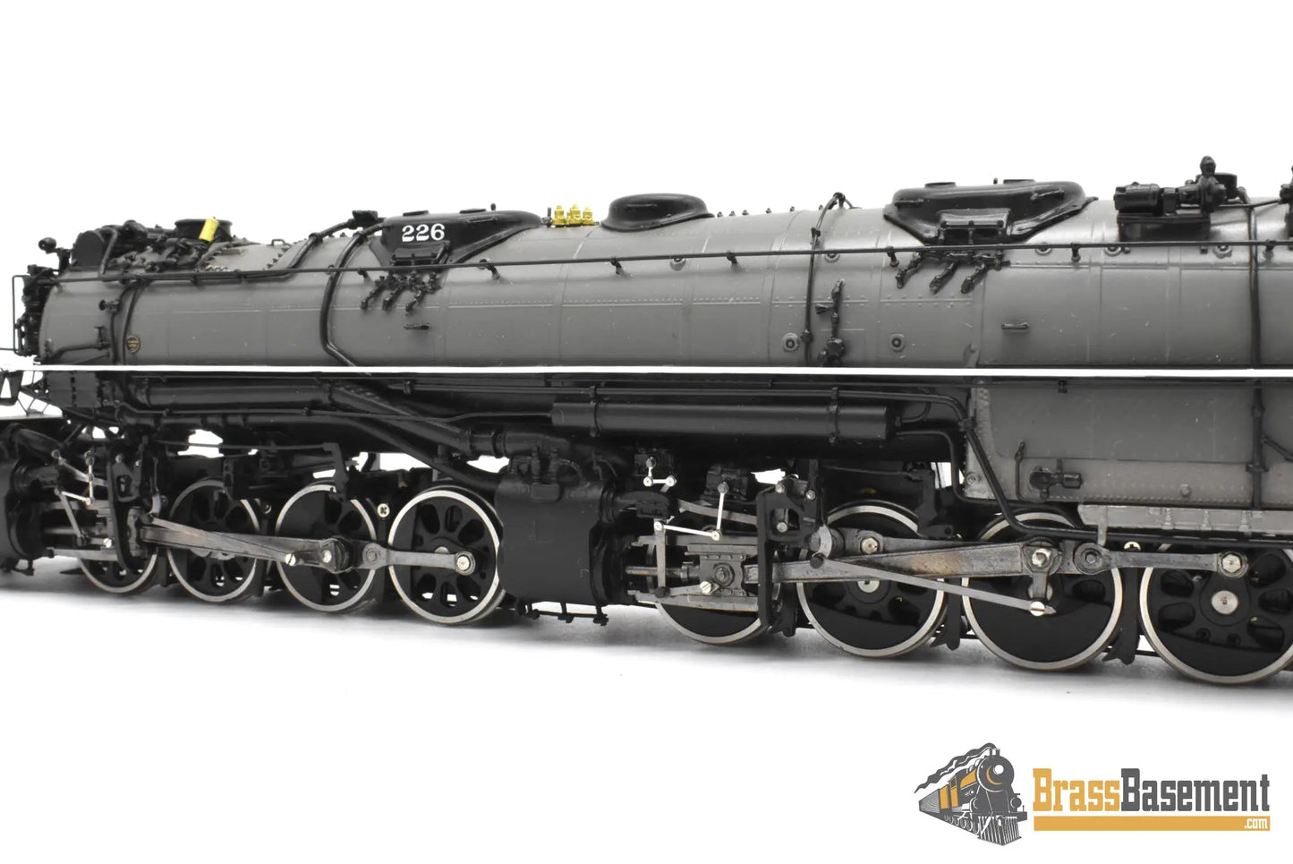 HO Brass - PSC 17854-2 DM&IR Duluth Missabe & Iron Range 2-8-8-4 Yellowstone Gray Boiler Elesco FWH - MINT Steam