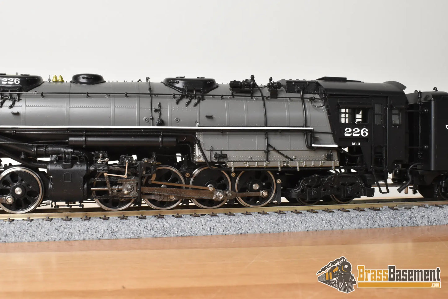 HO Brass - PSC 17854-2 DM&IR Duluth Missabe & Iron Range 2-8-8-4 Yellowstone Gray Boiler Elesco FWH - MINT Steam