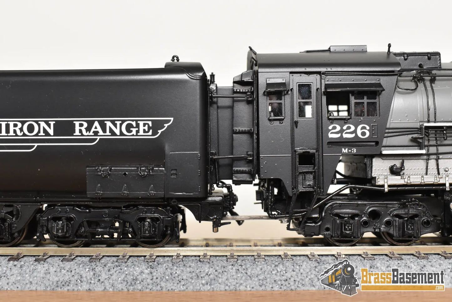 HO Brass - PSC 17854-2 DM&IR Duluth Missabe & Iron Range 2-8-8-4 Yellowstone Gray Boiler Elesco FWH - MINT Steam