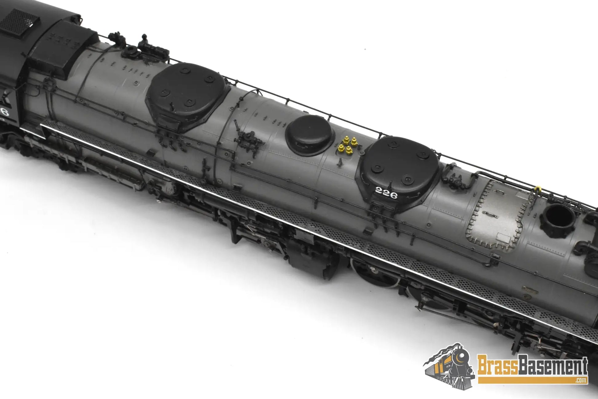 HO Brass - PSC 17854-2 DM&IR Duluth Missabe & Iron Range 2-8-8-4 Yellowstone Gray Boiler Elesco FWH - MINT Steam