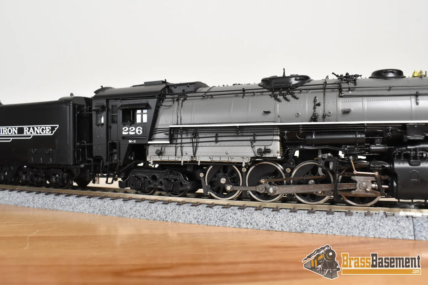 HO Brass - PSC 17854-2 DM&IR Duluth Missabe & Iron Range 2-8-8-4 Yellowstone Gray Boiler Elesco FWH - MINT Steam