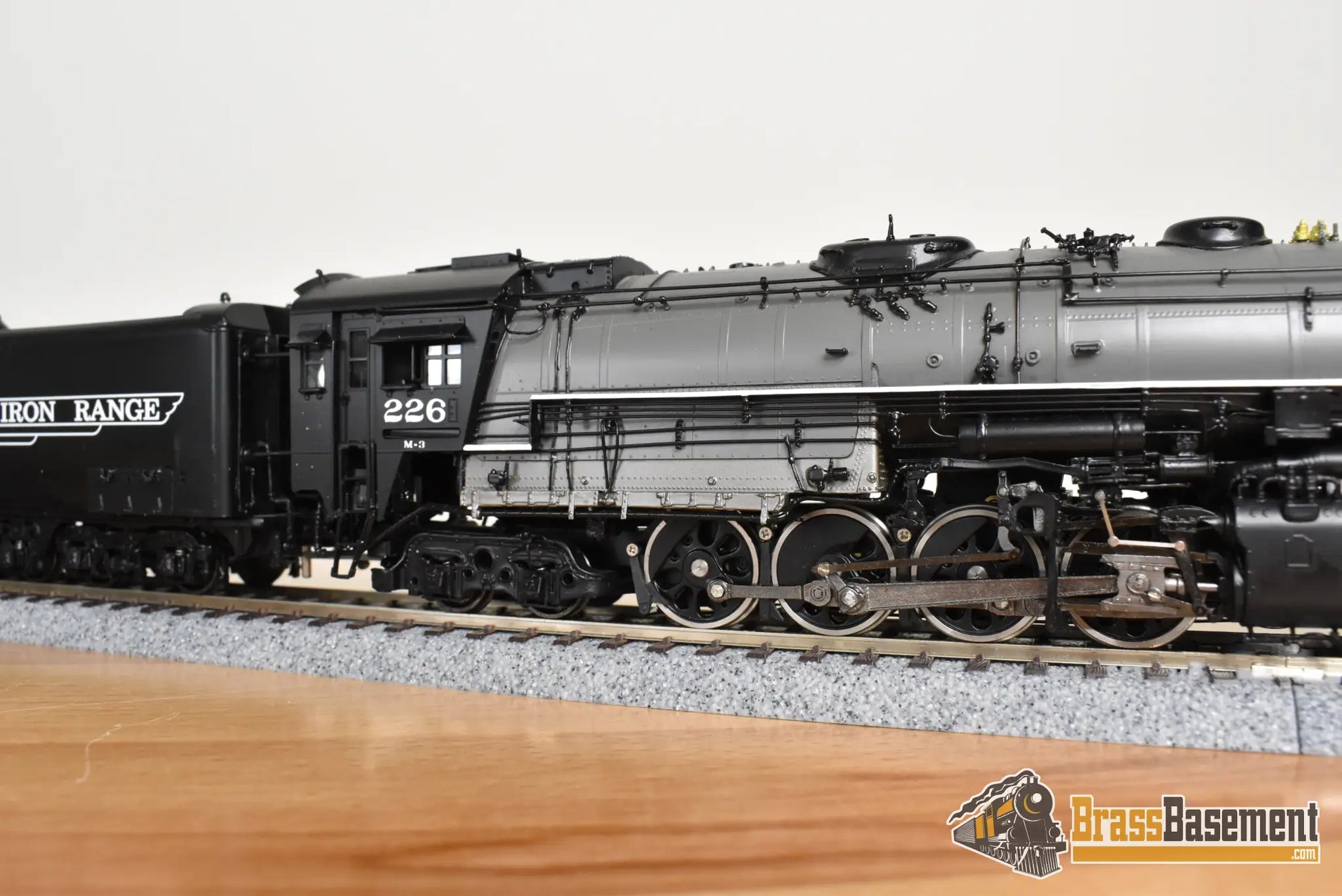 HO Brass - PSC 17854-2 DM&IR Duluth Missabe & Iron Range 2-8-8-4 Yellowstone Gray Boiler Elesco FWH - MINT Steam