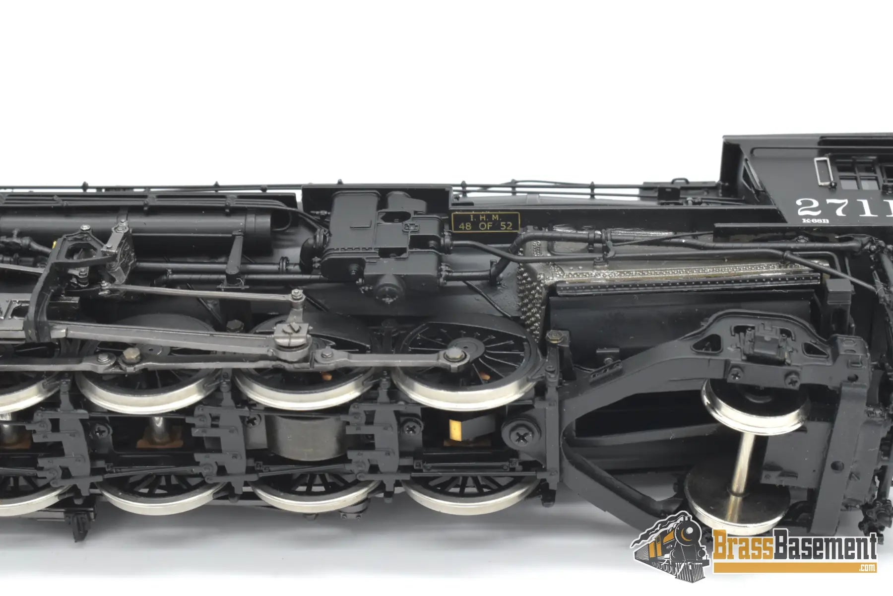 Ho Brass - Psc 17986.1 Rock Island Crip K-68B 2-8-2 Mikado #2711 W Mars Light & Oil Tender Boo-Rim