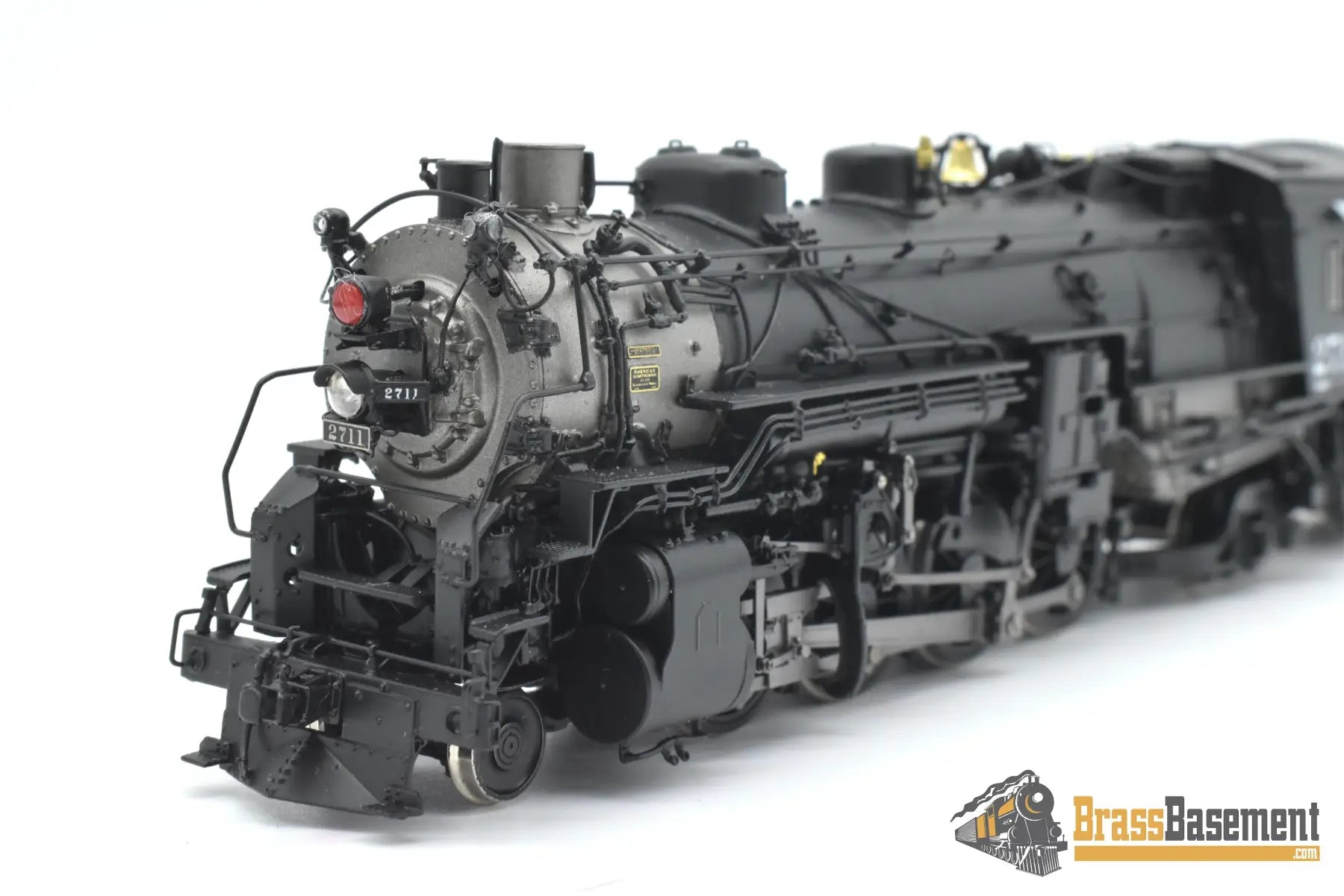 Ho Brass - Psc 17986.1 Rock Island Crip K-68B 2-8-2 Mikado #2711 W Mars Light & Oil Tender Boo-Rim