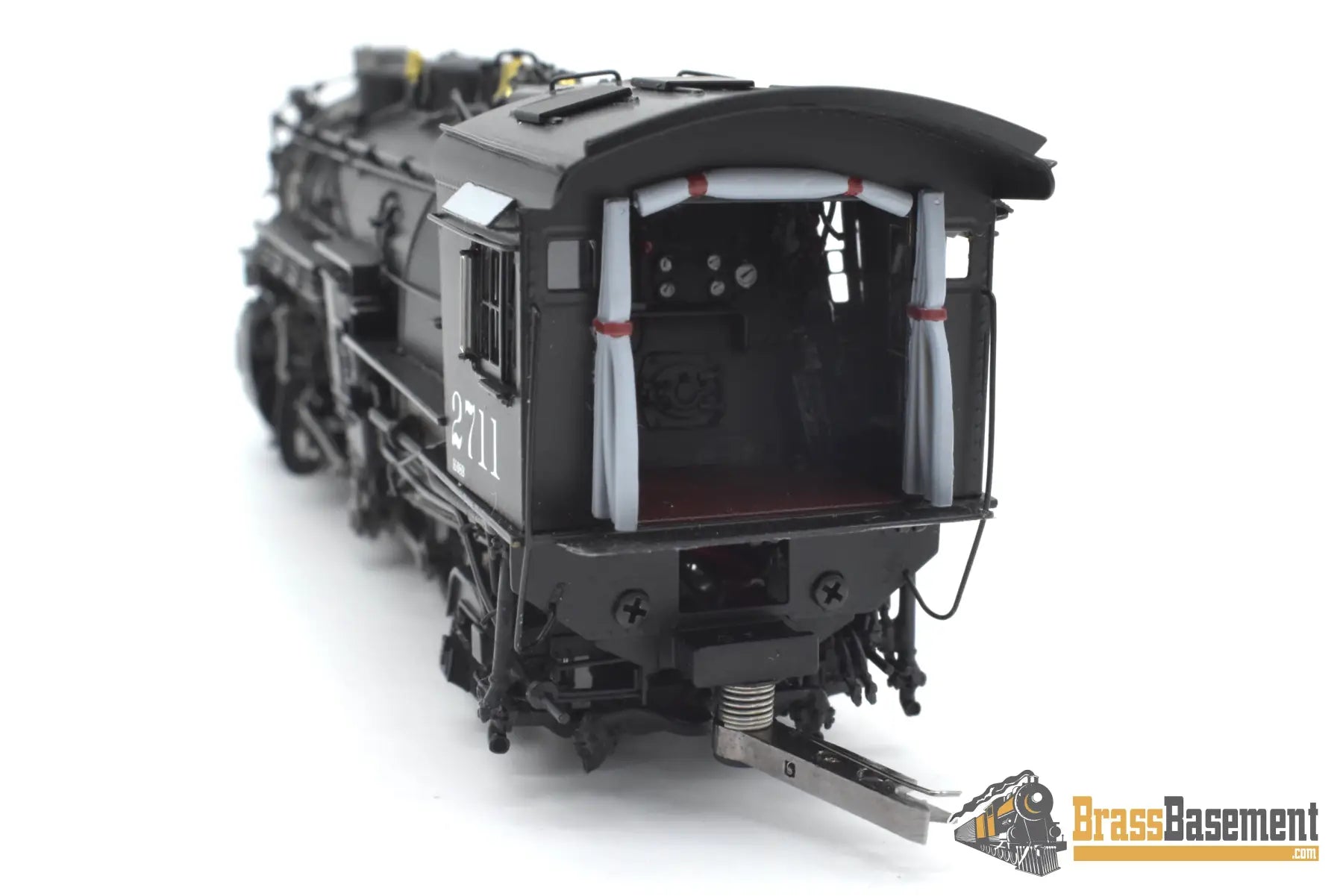 Ho Brass - Psc 17986.1 Rock Island Crip K-68B 2-8-2 Mikado #2711 W Mars Light & Oil Tender Boo-Rim