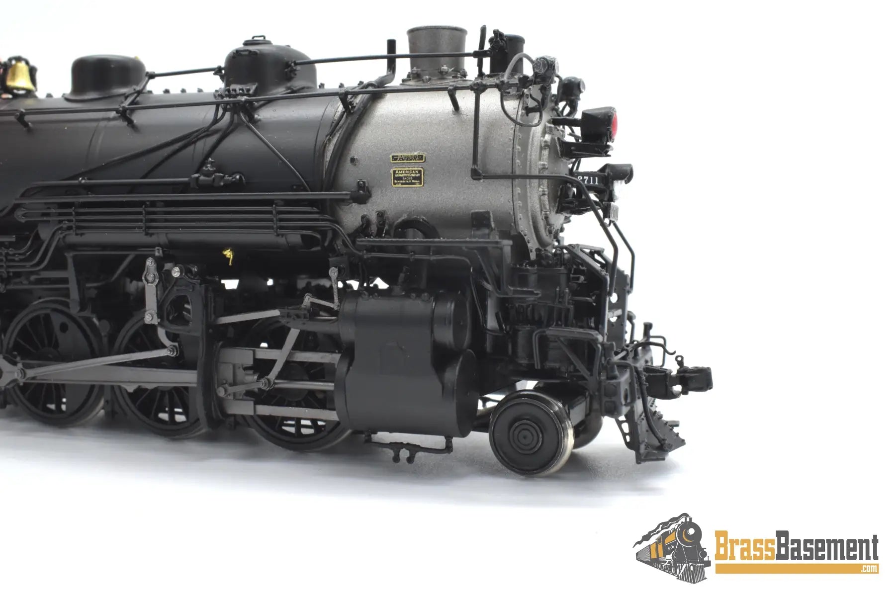 Ho Brass - Psc 17986.1 Rock Island Crip K-68B 2-8-2 Mikado #2711 W Mars Light & Oil Tender Boo-Rim