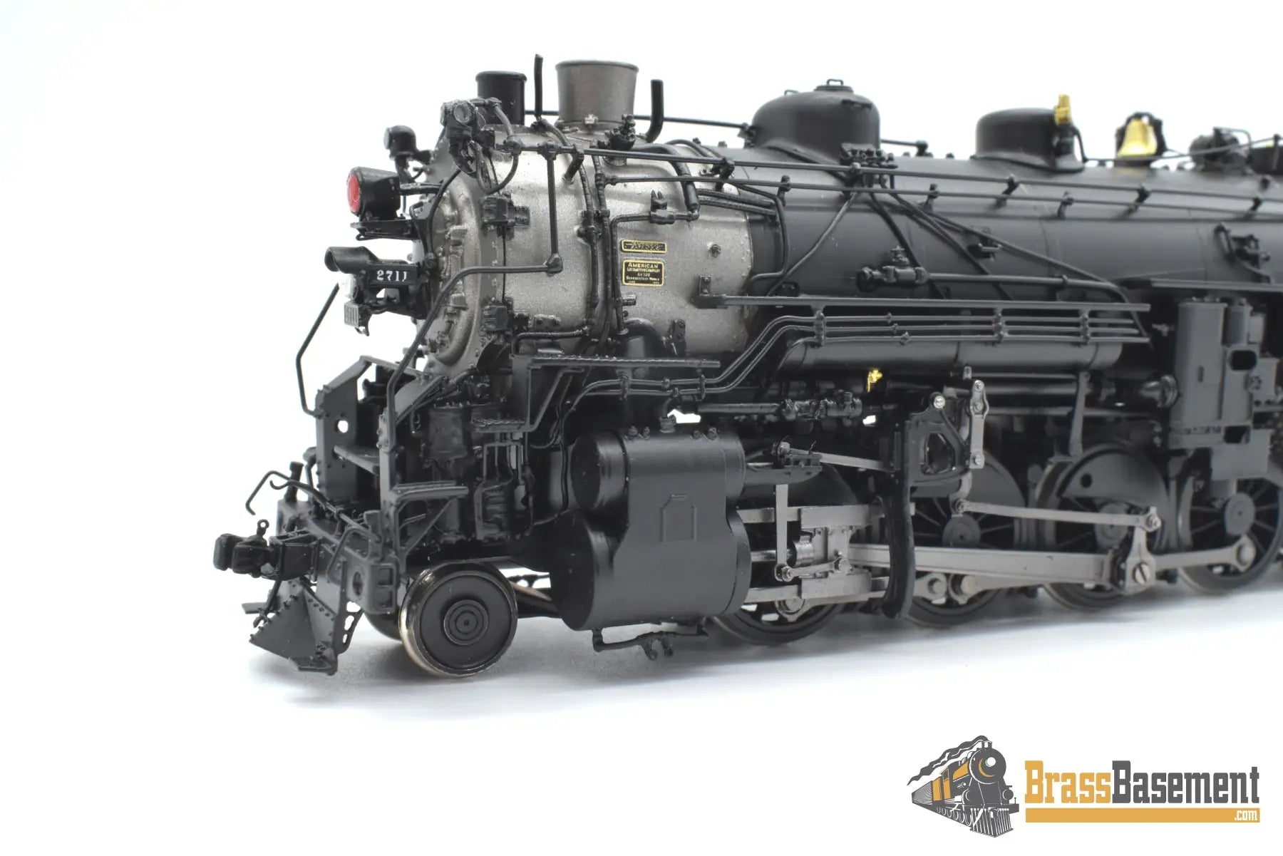 Ho Brass - Psc 17986.1 Rock Island Crip K-68B 2-8-2 Mikado #2711 W Mars Light & Oil Tender Boo-Rim
