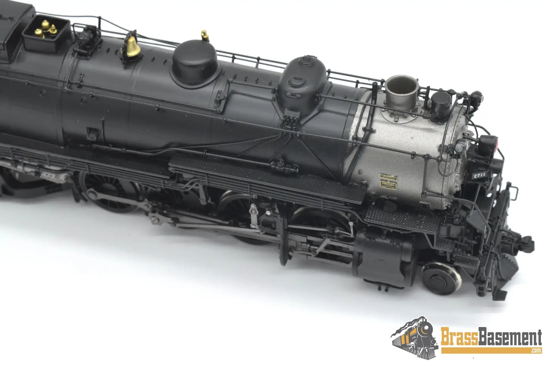 Ho Brass - Psc 17986.1 Rock Island Crip K-68B 2-8-2 Mikado #2711 W Mars Light & Oil Tender Boo-Rim