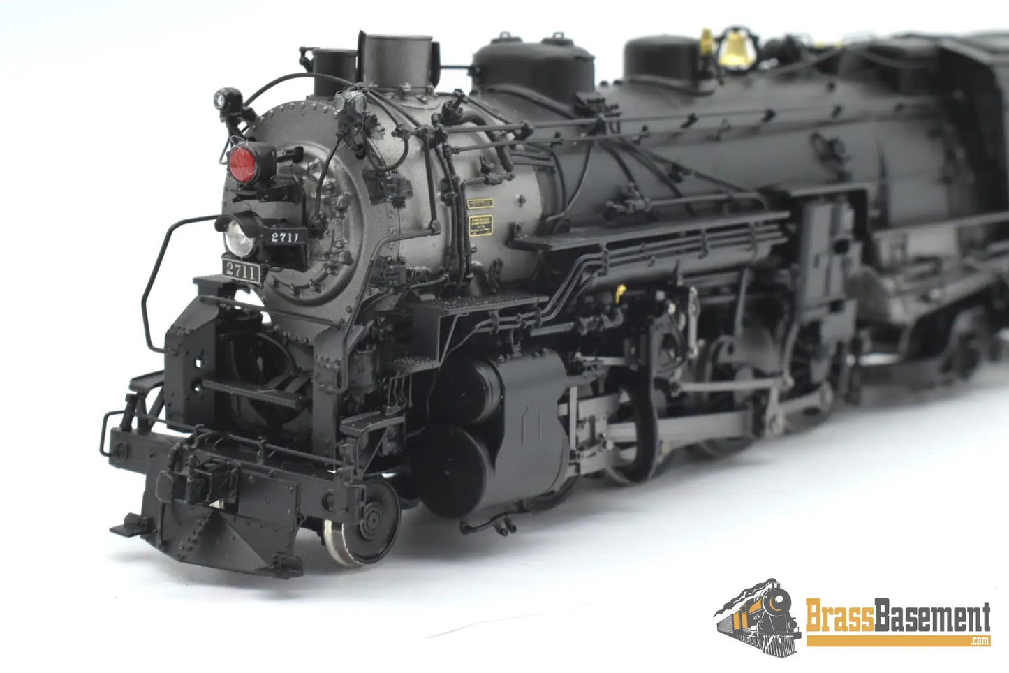 Ho Brass - Psc 17986.1 Rock Island Crip K-68B 2-8-2 Mikado #2711 W Mars Light & Oil Tender Boo-Rim