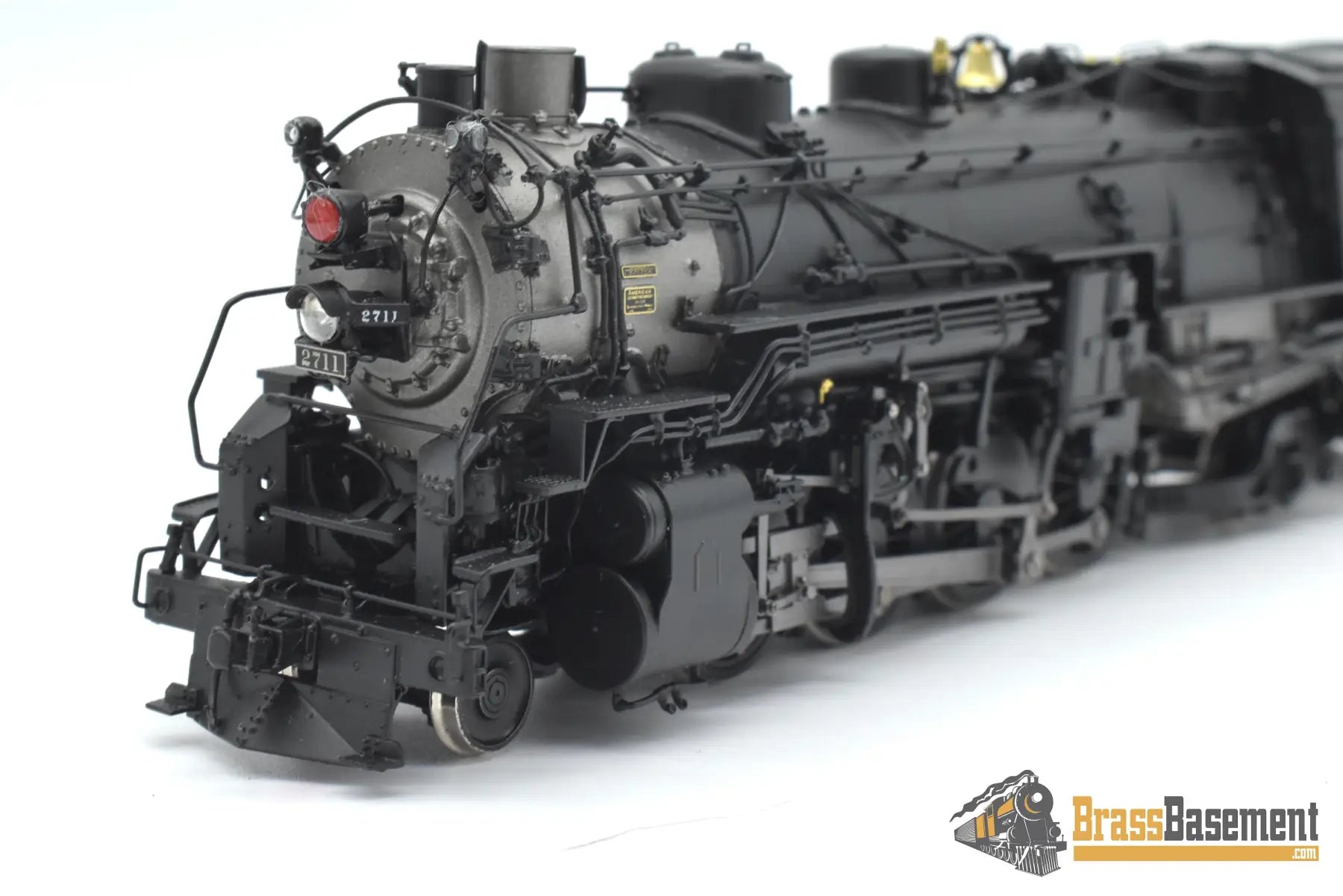 Ho Brass - Psc 17986.1 Rock Island Crip K-68B 2-8-2 Mikado #2711 W Mars Light & Oil Tender Boo-Rim