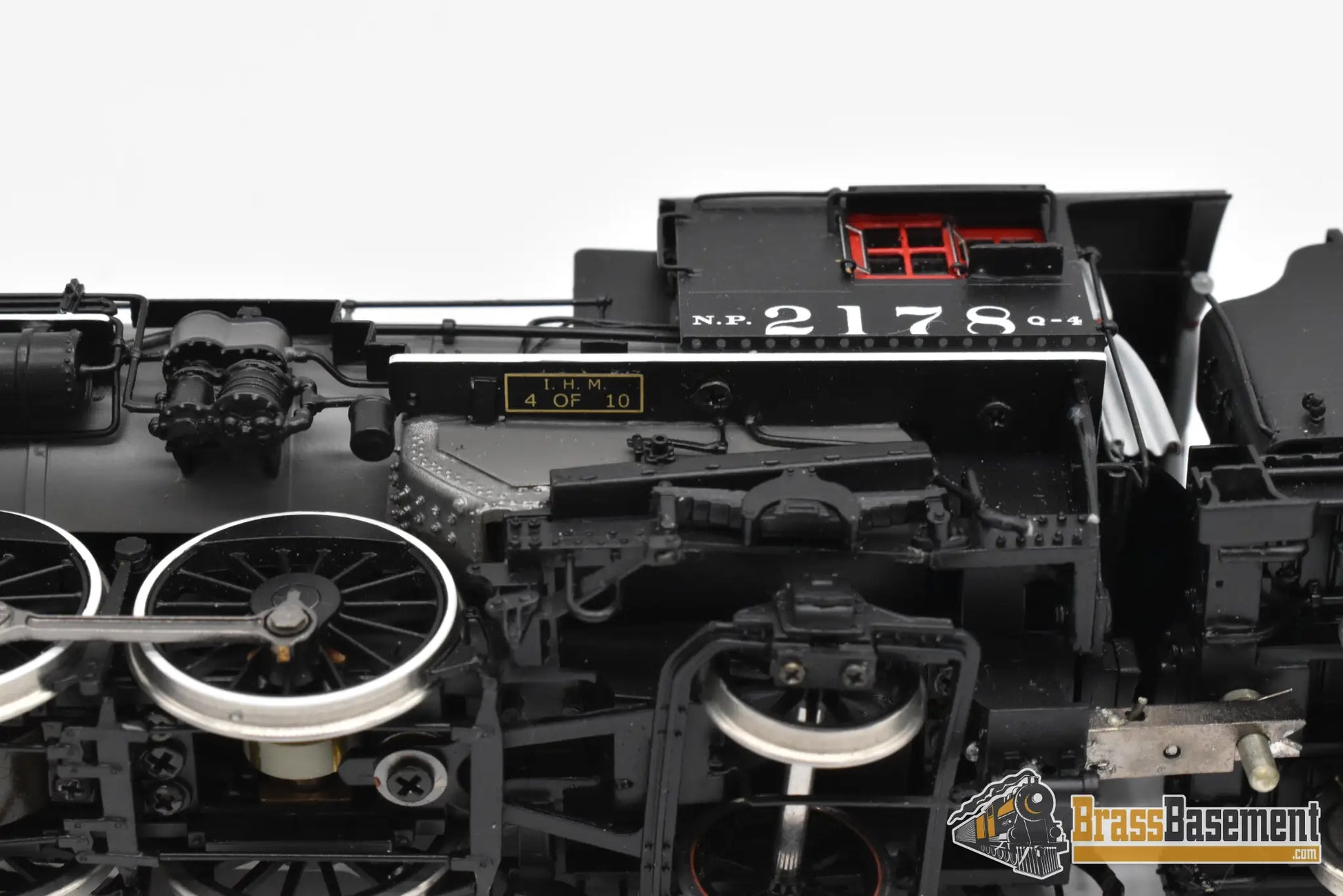 HO Brass - PSC 18018-2 Northern Pacific 4-6-2 Q-4 Pacific #2178 Gray Boiler - F/P Boo-Rim #4/10 Steam