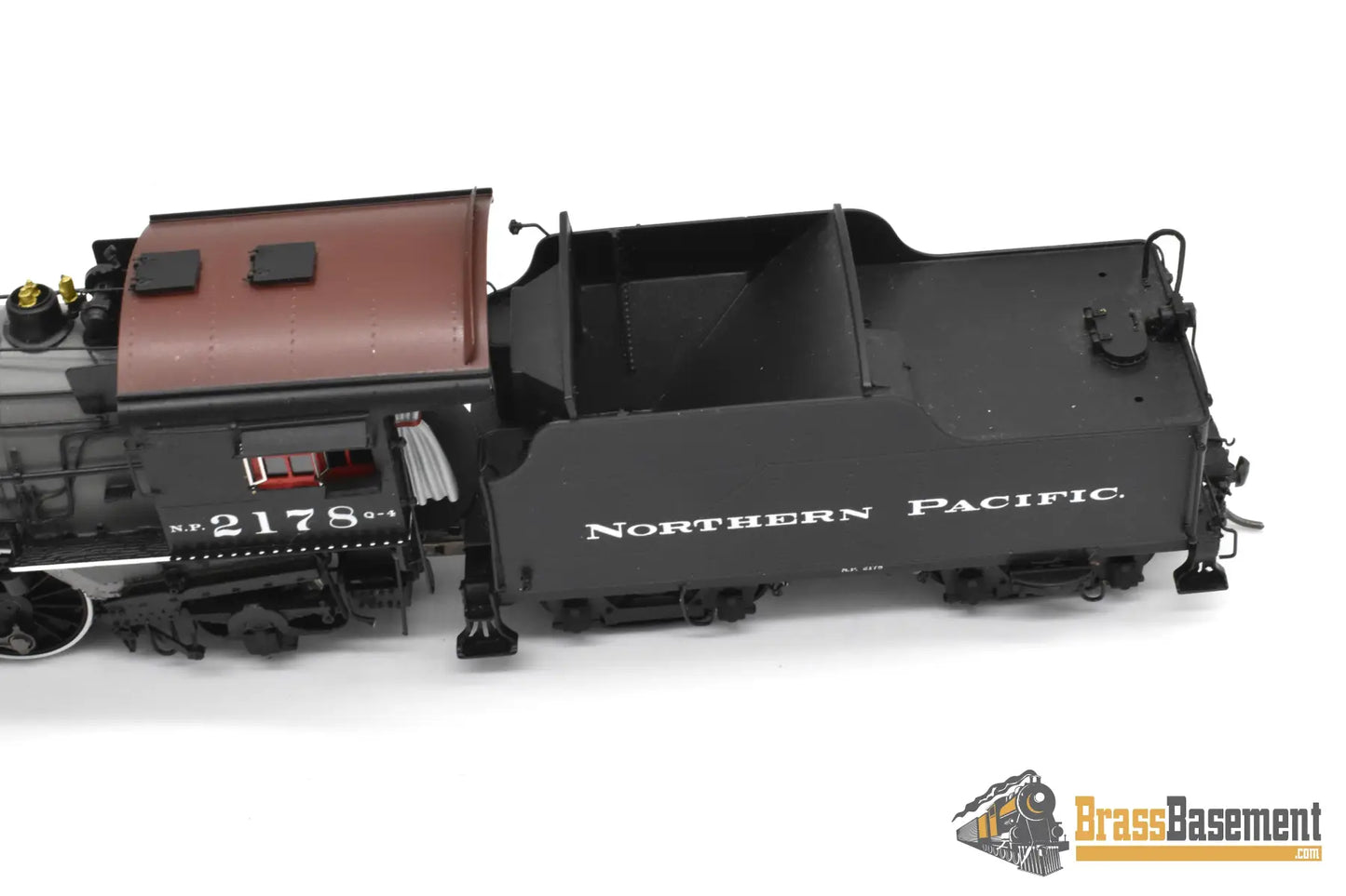 HO Brass - PSC 18018-2 Northern Pacific 4-6-2 Q-4 Pacific #2178 Gray Boiler - F/P Boo-Rim #4/10 Steam