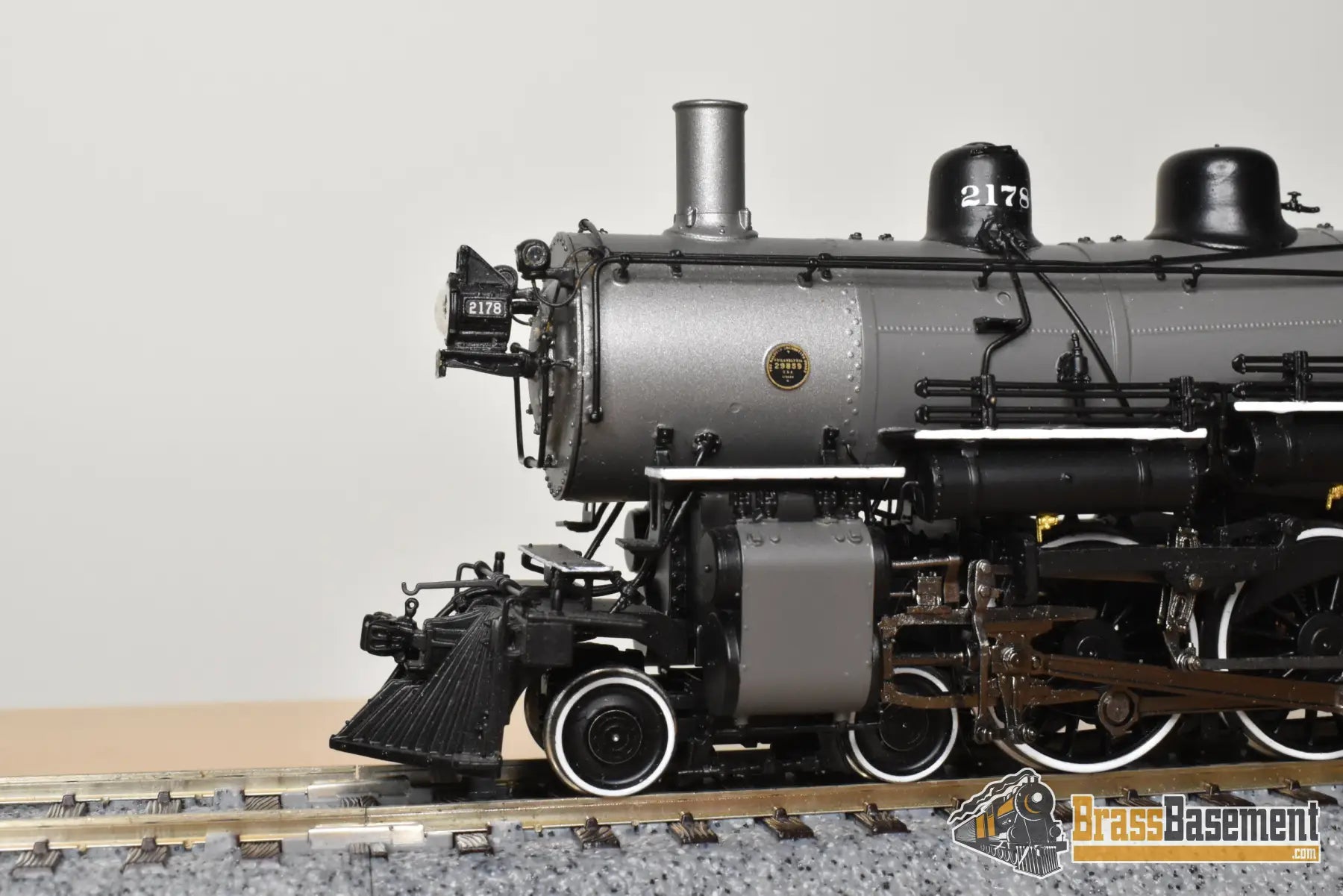 HO Brass - PSC 18018-2 Northern Pacific 4-6-2 Q-4 Pacific #2178 Gray Boiler - F/P Boo-Rim #4/10 Steam