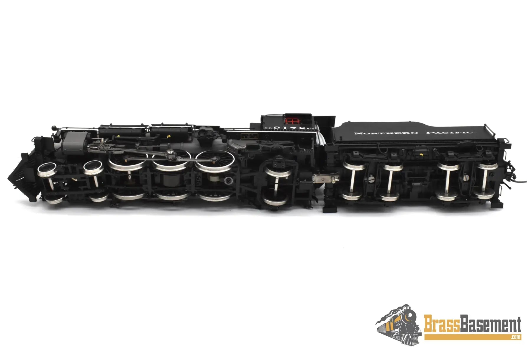 HO Brass - PSC 18018-2 Northern Pacific 4-6-2 Q-4 Pacific #2178 Gray Boiler - F/P Boo-Rim #4/10 Steam