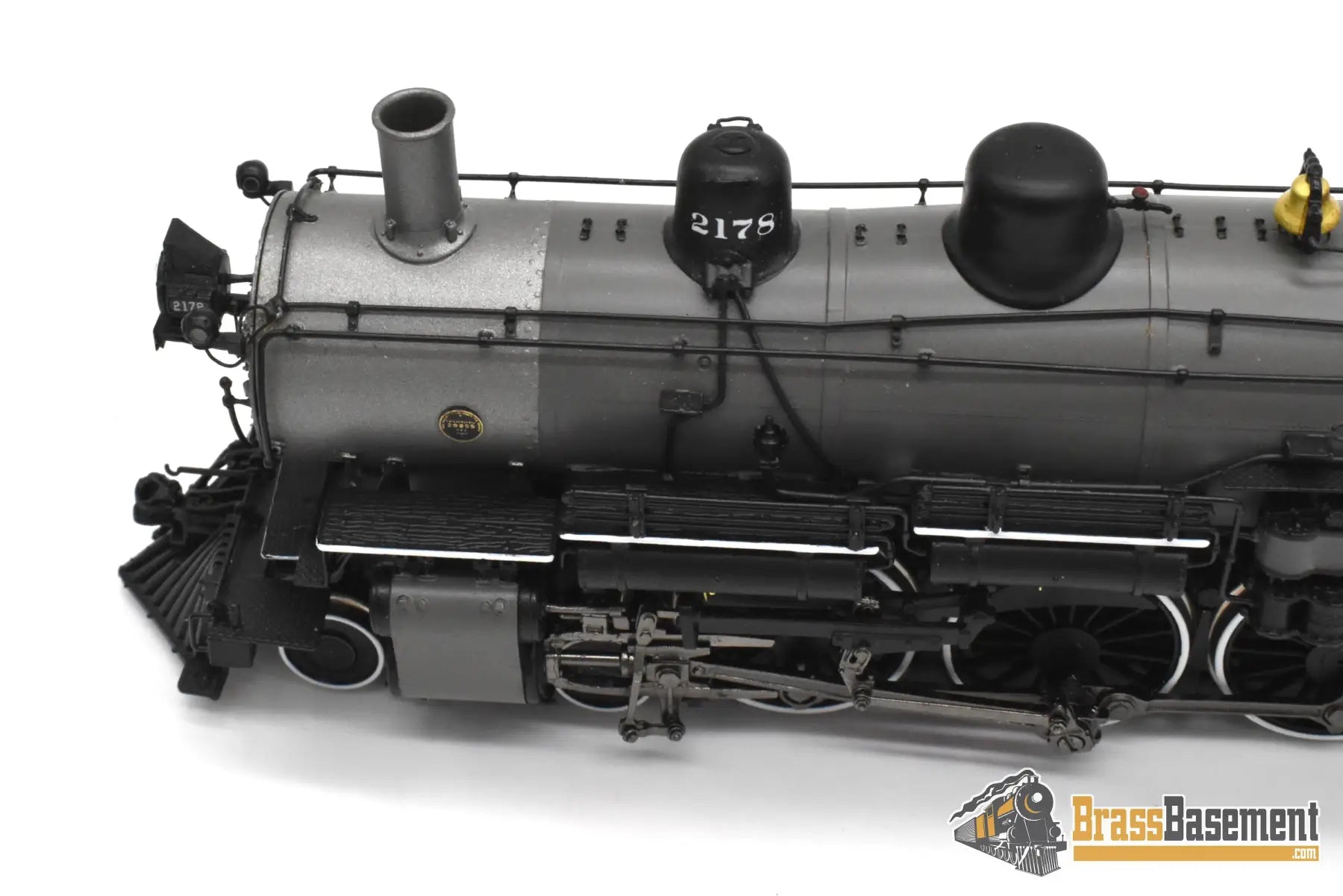 HO Brass - PSC 18018-2 Northern Pacific 4-6-2 Q-4 Pacific #2178 Gray Boiler - F/P Boo-Rim #4/10 Steam
