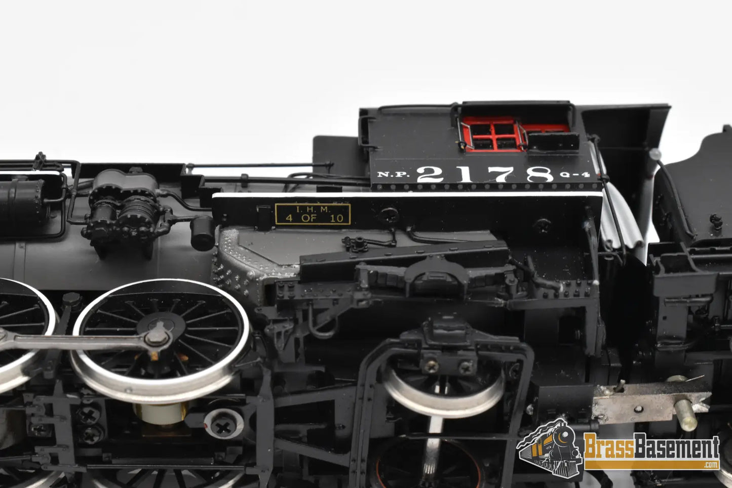 HO Brass - PSC 18018-2 Northern Pacific 4-6-2 Q-4 Pacific #2178 Gray Boiler - F/P Boo-Rim #4/10 Steam