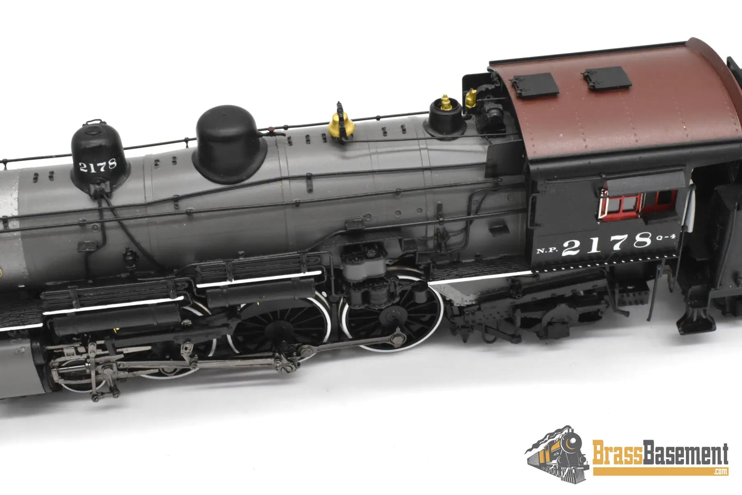 HO Brass - PSC 18018-2 Northern Pacific 4-6-2 Q-4 Pacific #2178 Gray Boiler - F/P Boo-Rim #4/10 Steam