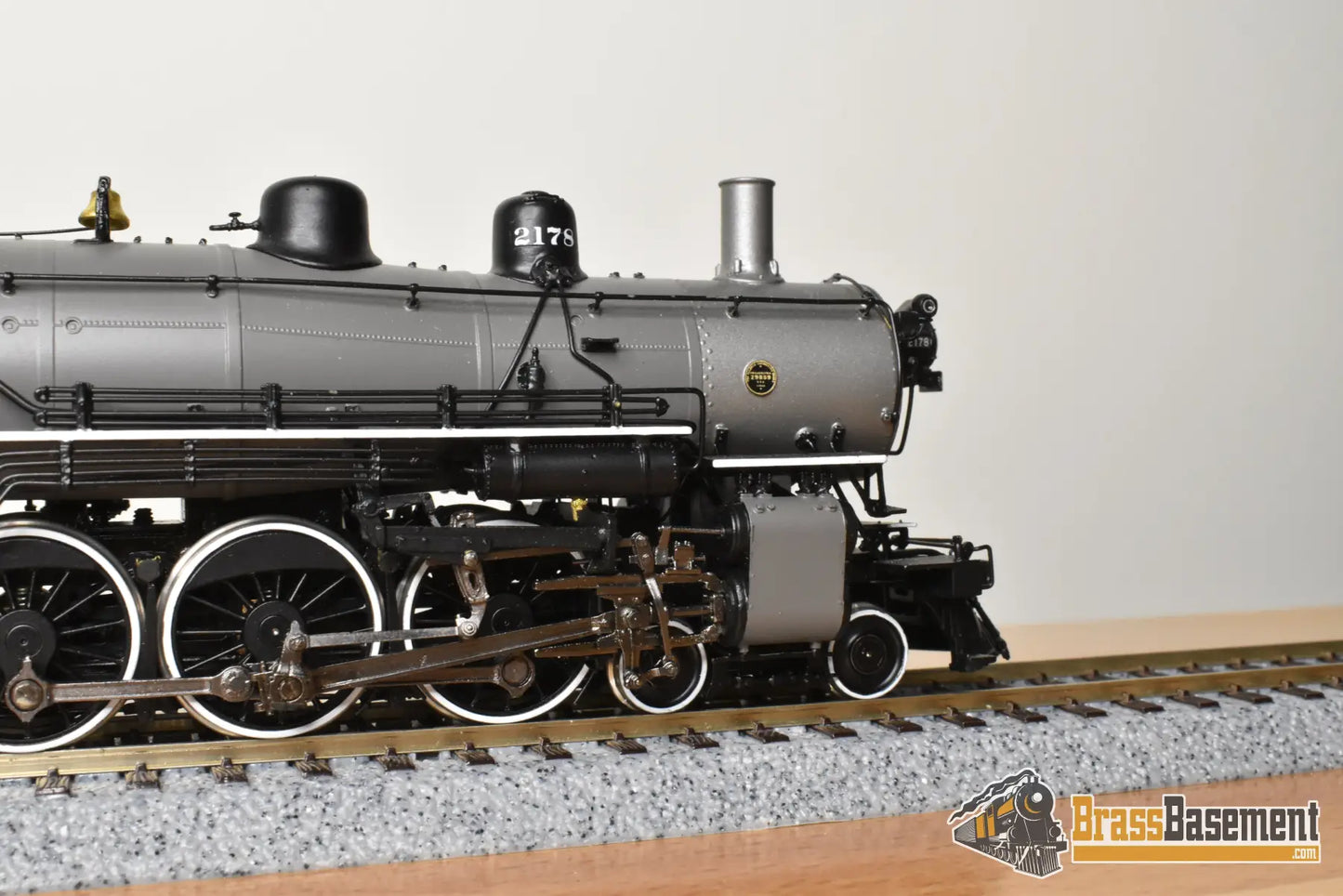 HO Brass - PSC 18018-2 Northern Pacific 4-6-2 Q-4 Pacific #2178 Gray Boiler - F/P Boo-Rim #4/10 Steam