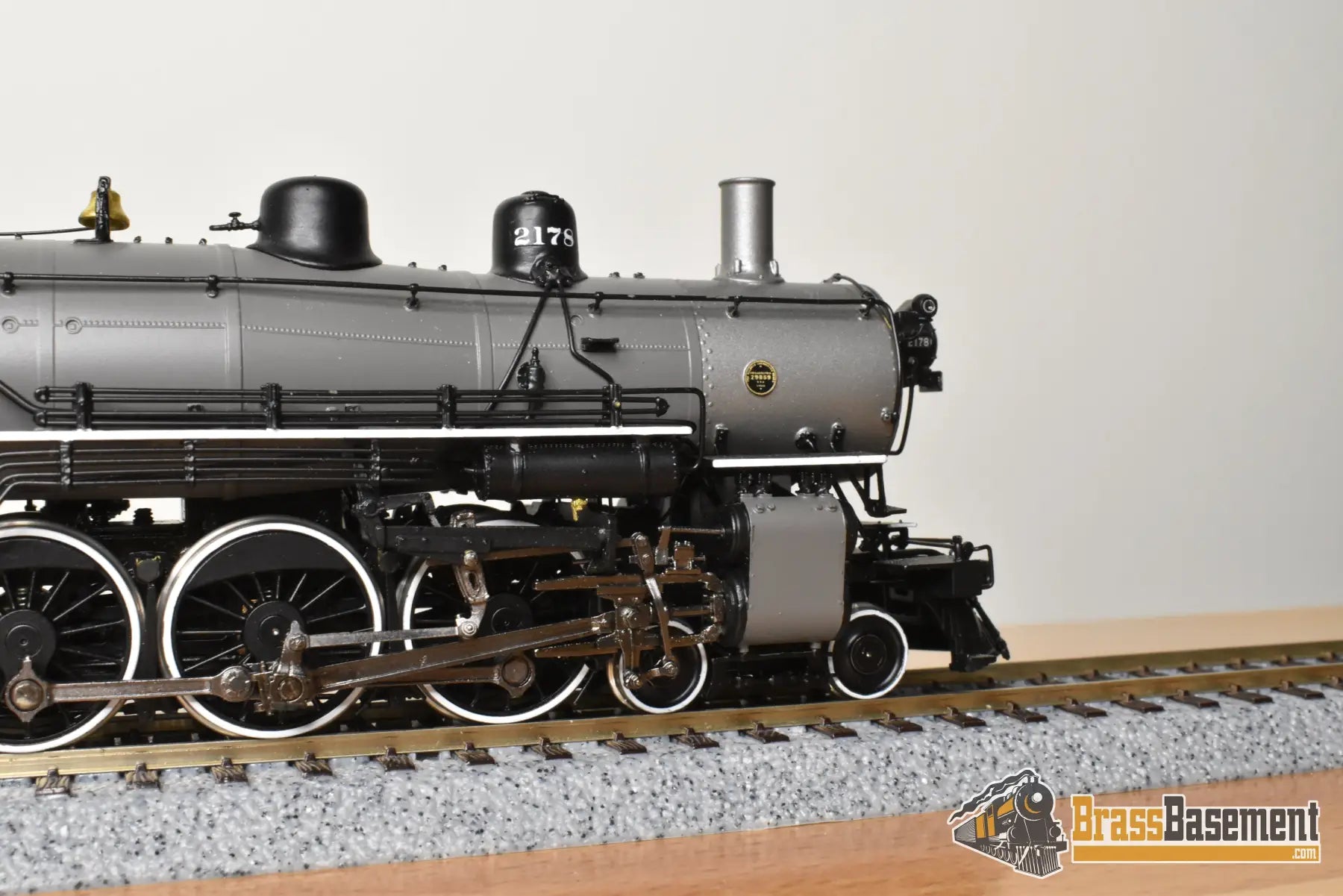 HO Brass - PSC 18018-2 Northern Pacific 4-6-2 Q-4 Pacific #2178 Gray Boiler - F/P Boo-Rim #4/10 Steam