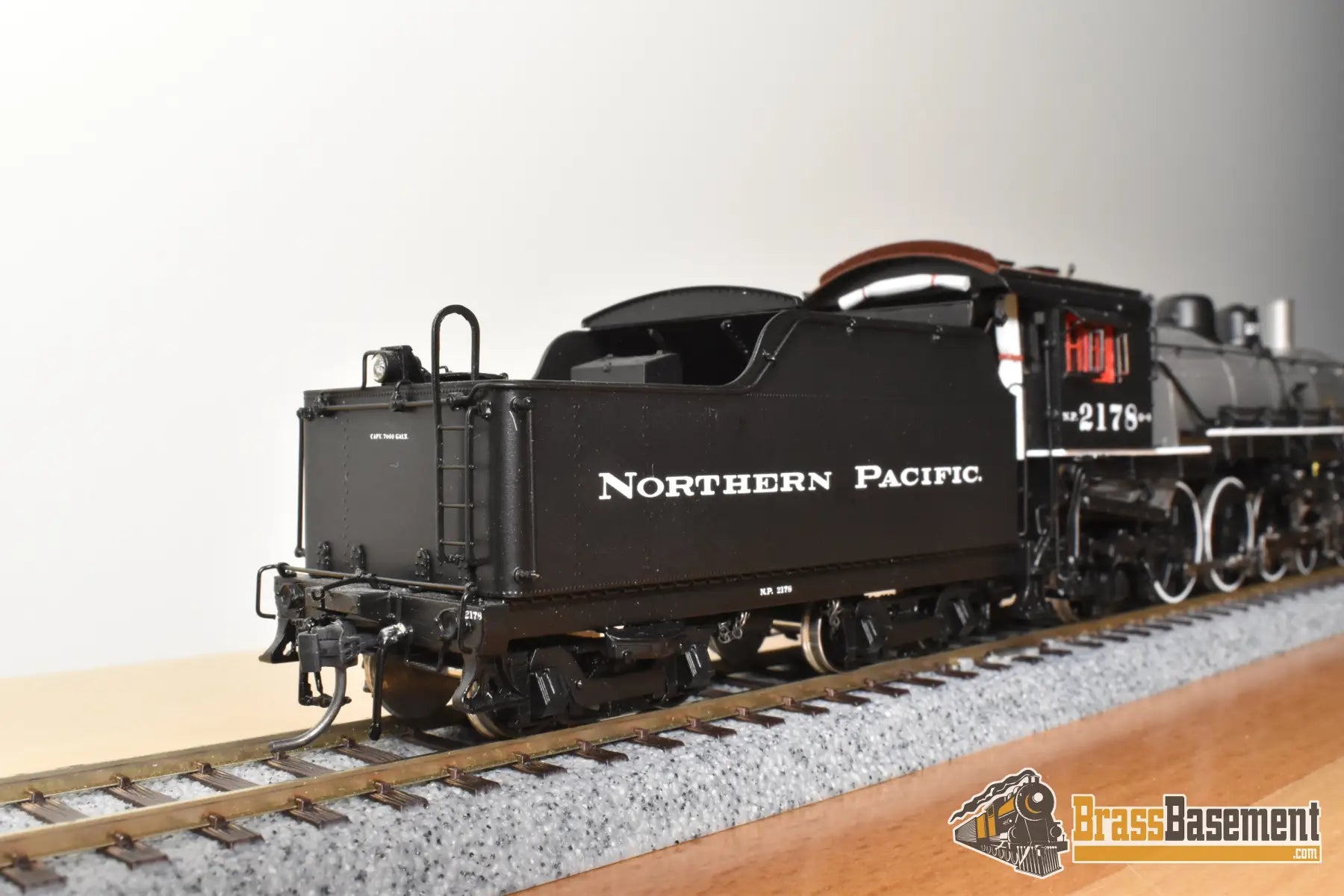 HO Brass - PSC 18018-2 Northern Pacific 4-6-2 Q-4 Pacific #2178 Gray Boiler - F/P Boo-Rim #4/10 Steam