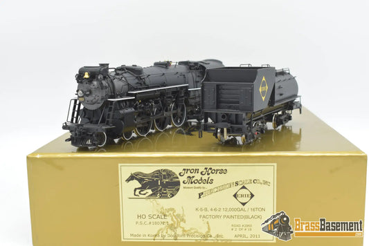 Ho Brass - Psc 18072.1 Erie K - 5B 4 - 6 - 2 W/ 12000 Gallon Vanderbilt Tender Steam