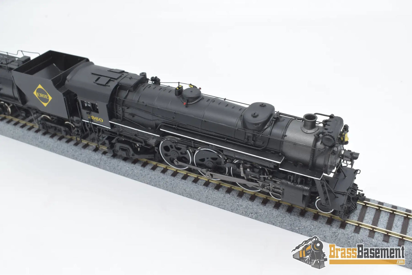 Ho Brass - Psc 18072.1 Erie K - 5B 4 - 6 - 2 W/ 12000 Gallon Vanderbilt Tender Steam