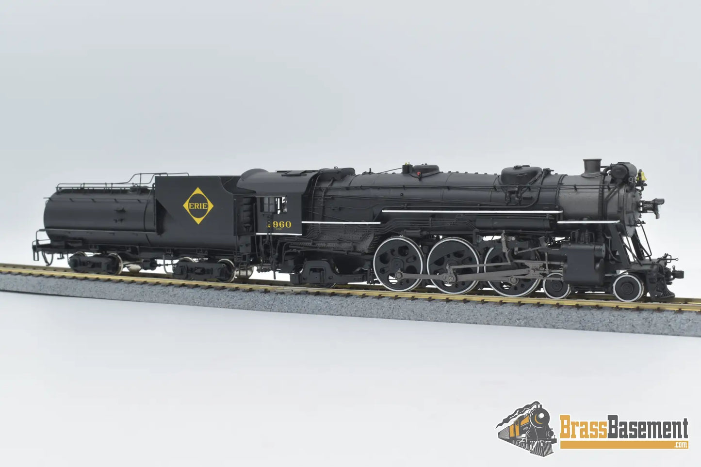 Ho Brass - Psc 18072.1 Erie K - 5B 4 - 6 - 2 W/ 12000 Gallon Vanderbilt Tender Steam