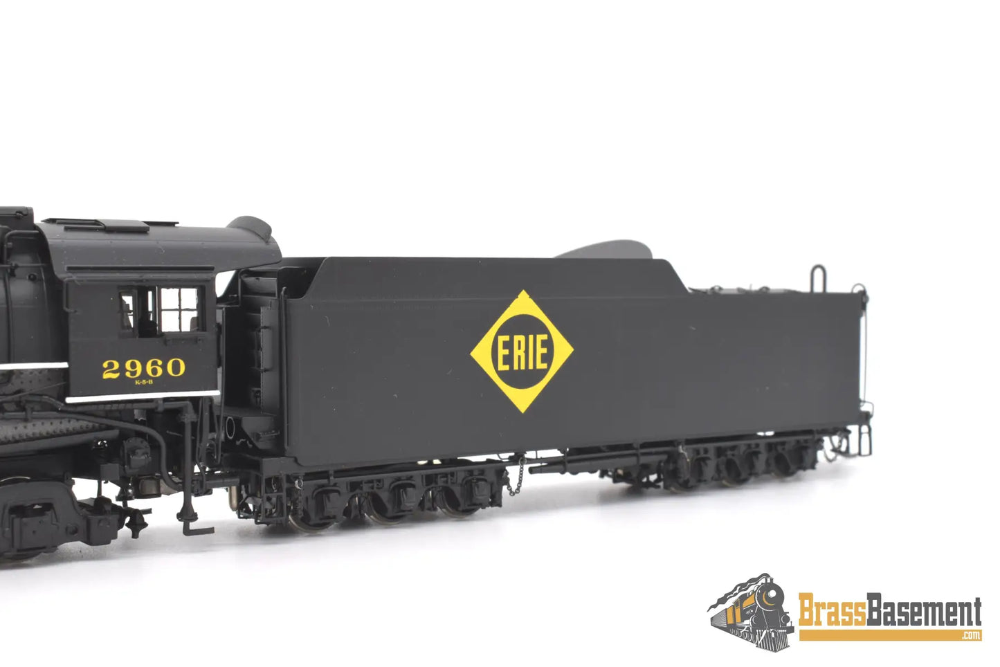 Ho Brass - Psc 18074.1 Erie K - 5B 4 - 6 - 2 #2960 W/ 16000 Gallon Tender F/P Boo Rim Steam