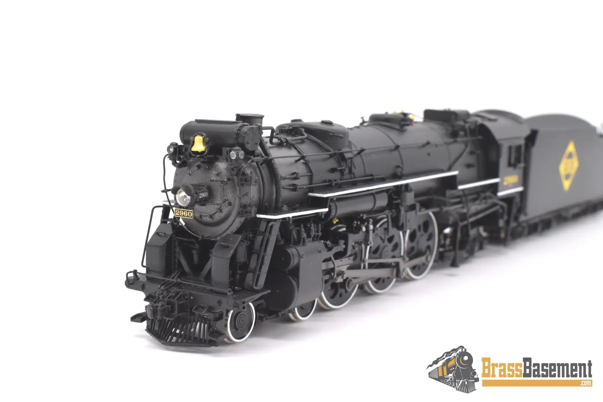 Ho Brass - Psc 18074.1 Erie K - 5B 4 - 6 - 2 #2960 W/ 16000 Gallon Tender F/P Boo Rim Steam