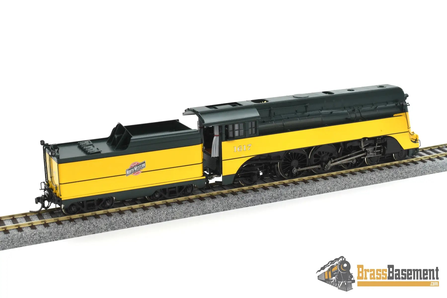 Ho Brass - Psc 18234.3 Chicago & Northwestern Es ’Yellow Belly’ 4 - 6 - 2 #1617 Mint! Steam