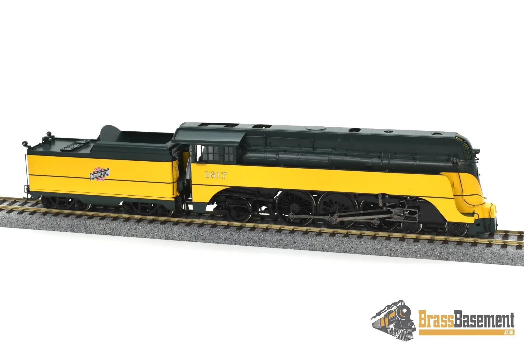 Ho Brass - Psc 18234.3 Chicago & Northwestern Es ’Yellow Belly’ 4 - 6 - 2 #1617 Mint! Steam