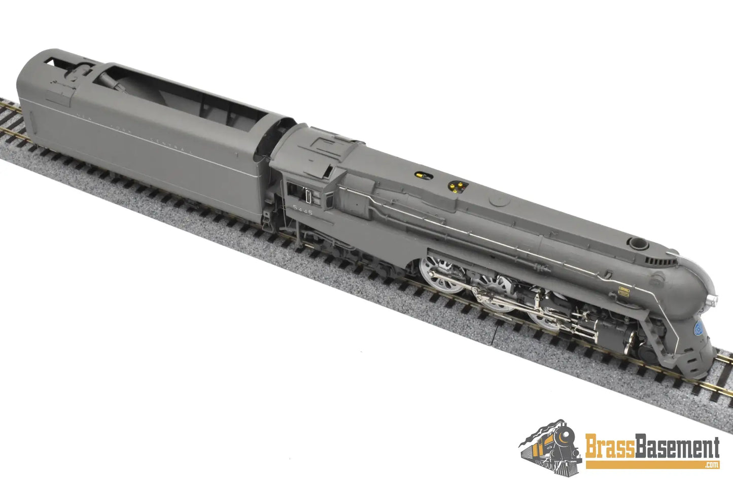 HO Brass - PSC 18250.2 NYC 1940s Era Streamlined Dreyfuss Hudson #5445 ’The Mercury’ - SAMPLE FP Boo-Rim