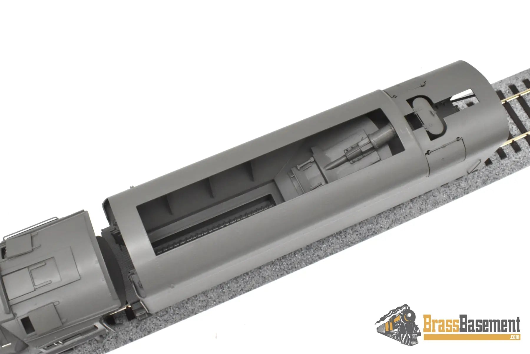 HO Brass - PSC 18250.2 NYC 1940s Era Streamlined Dreyfuss Hudson #5445 ’The Mercury’ - SAMPLE FP Boo-Rim