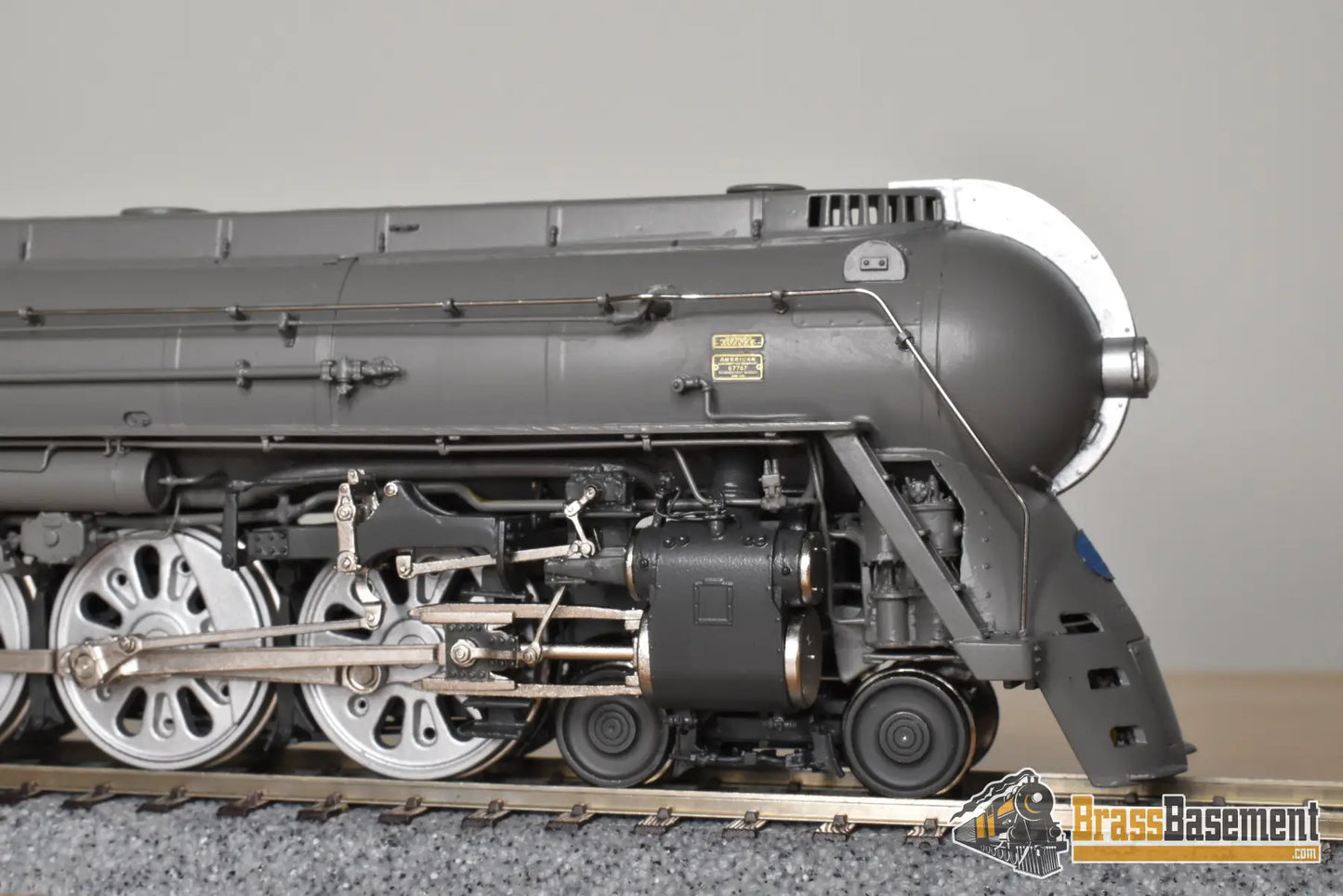 HO Brass - PSC 18250.2 NYC 1940s Era Streamlined Dreyfuss Hudson #5445 ’The Mercury’ - SAMPLE FP Boo-Rim