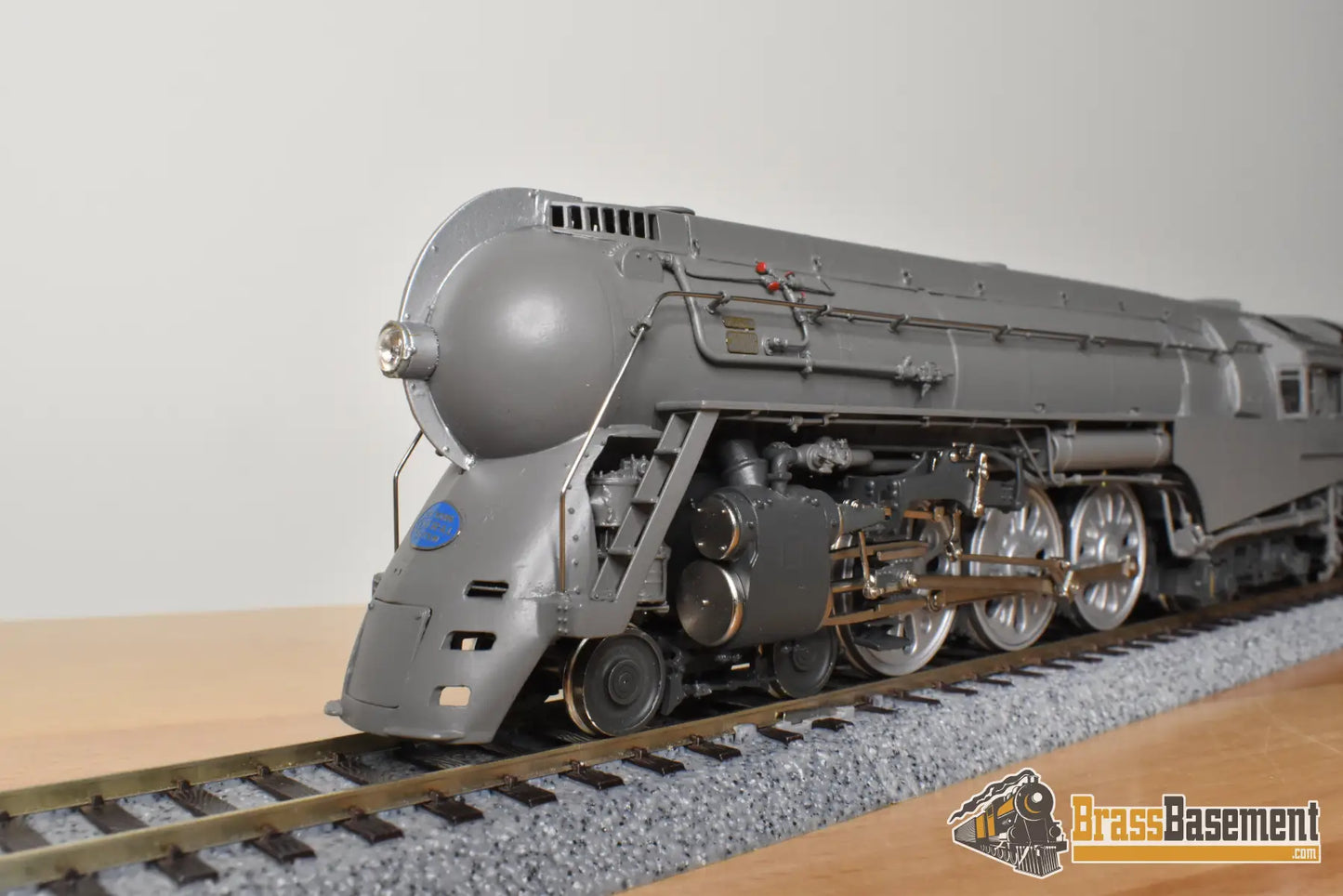 HO Brass - PSC 18250.2 NYC 1940s Era Streamlined Dreyfuss Hudson #5445 ’The Mercury’ - SAMPLE FP Boo-Rim