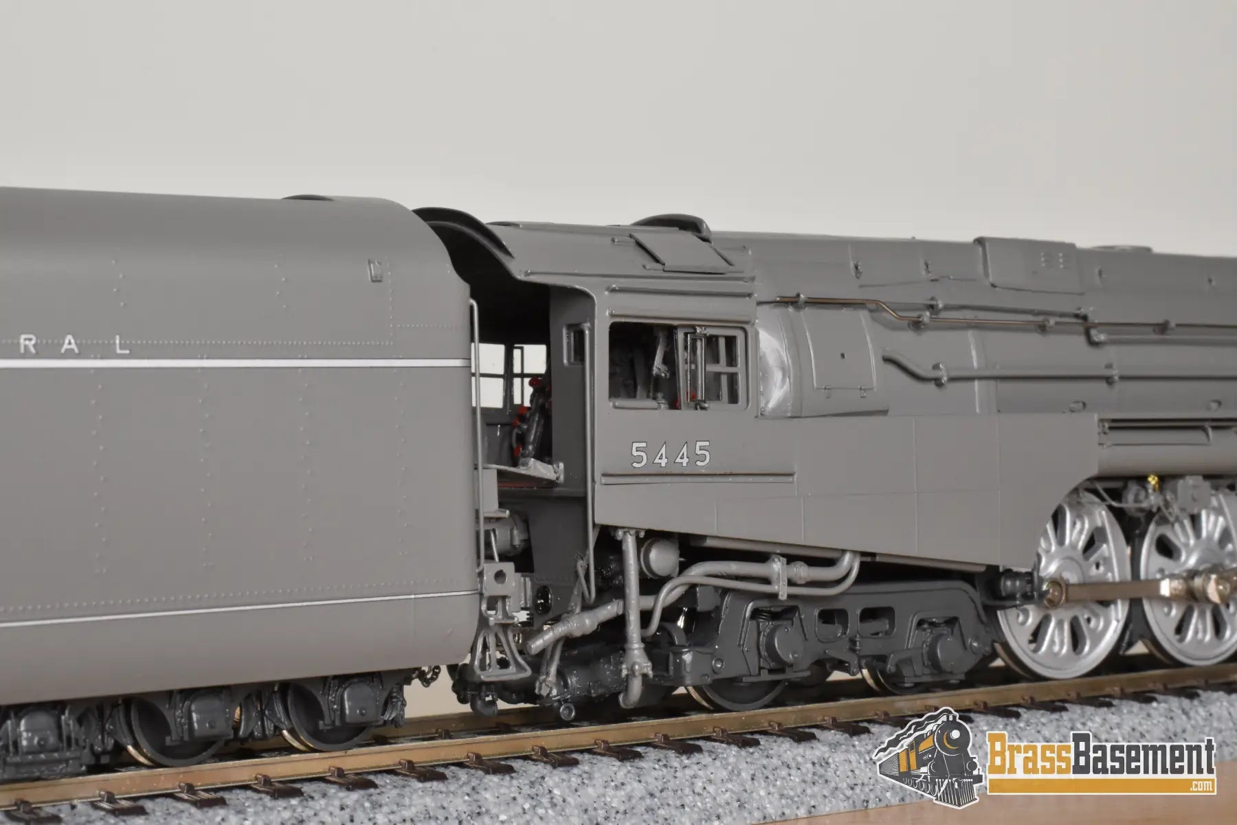 HO Brass - PSC 18250.2 NYC 1940s Era Streamlined Dreyfuss Hudson #5445 ’The Mercury’ - SAMPLE FP Boo-Rim