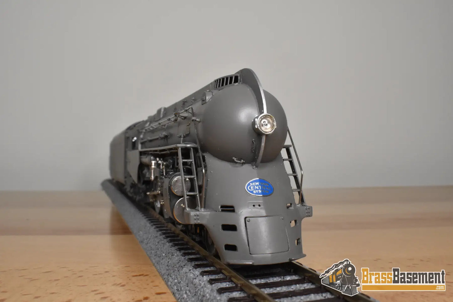 HO Brass - PSC 18250.2 NYC 1940s Era Streamlined Dreyfuss Hudson #5445 ’The Mercury’ - SAMPLE FP Boo-Rim