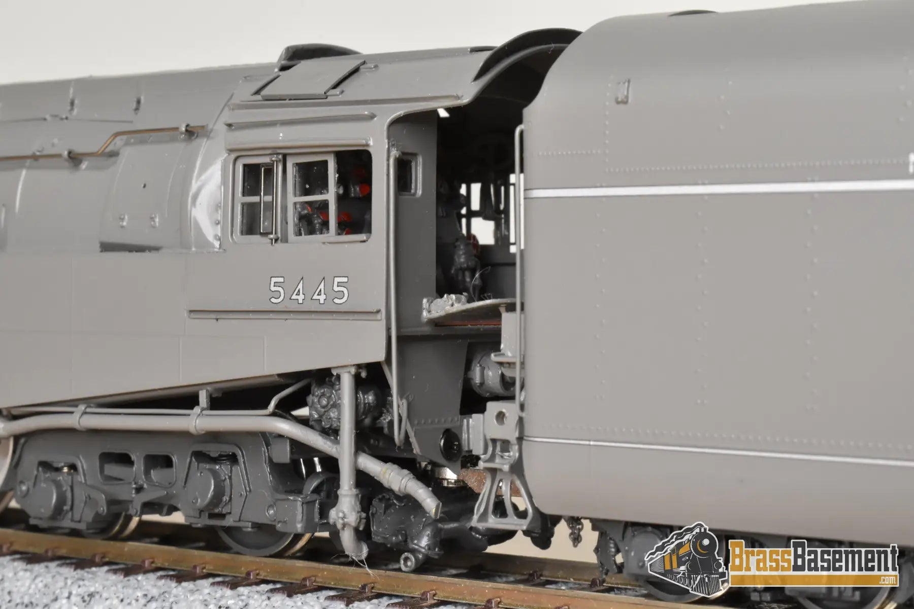 HO Brass - PSC 18250.2 NYC 1940s Era Streamlined Dreyfuss Hudson #5445 ’The Mercury’ - SAMPLE FP Boo-Rim