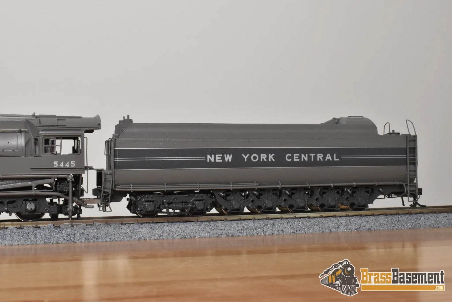 HO Brass - PSC 18254.1 NYC 1945 Era Streamlined Dreyfuss Hudson #5445 PT-4 Centipede Tender - #7/17 FP Boo-Rim