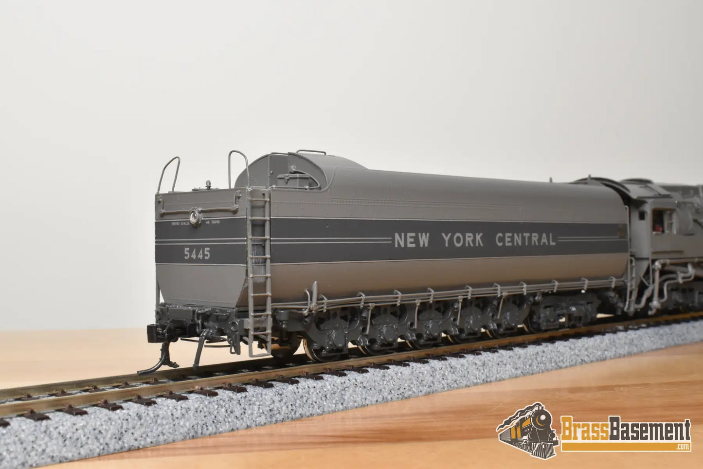 HO Brass - PSC 18254.1 NYC 1945 Era Streamlined Dreyfuss Hudson #5445 PT-4 Centipede Tender - #7/17 FP Boo-Rim