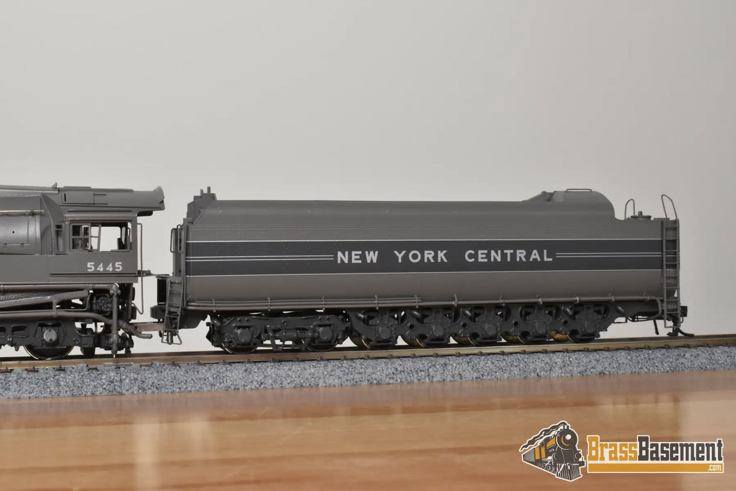 HO Brass - PSC 18254.1 NYC 1945 Era Streamlined Dreyfuss Hudson #5445 PT-4 Centipede Tender - #7/17 FP Boo-Rim