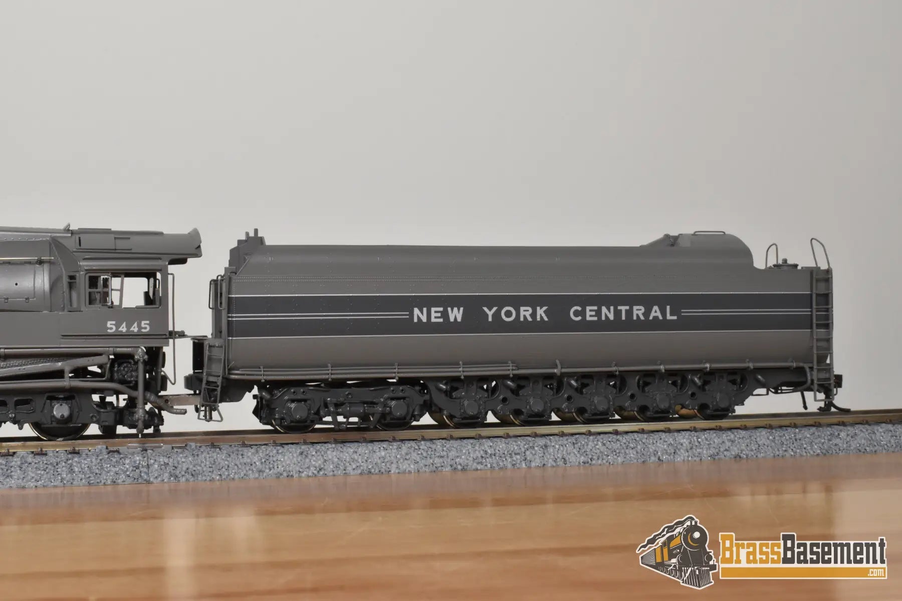 HO Brass - PSC 18254.1 NYC 1945 Era Streamlined Dreyfuss Hudson #5445 PT-4 Centipede Tender - #7/17 FP Boo-Rim