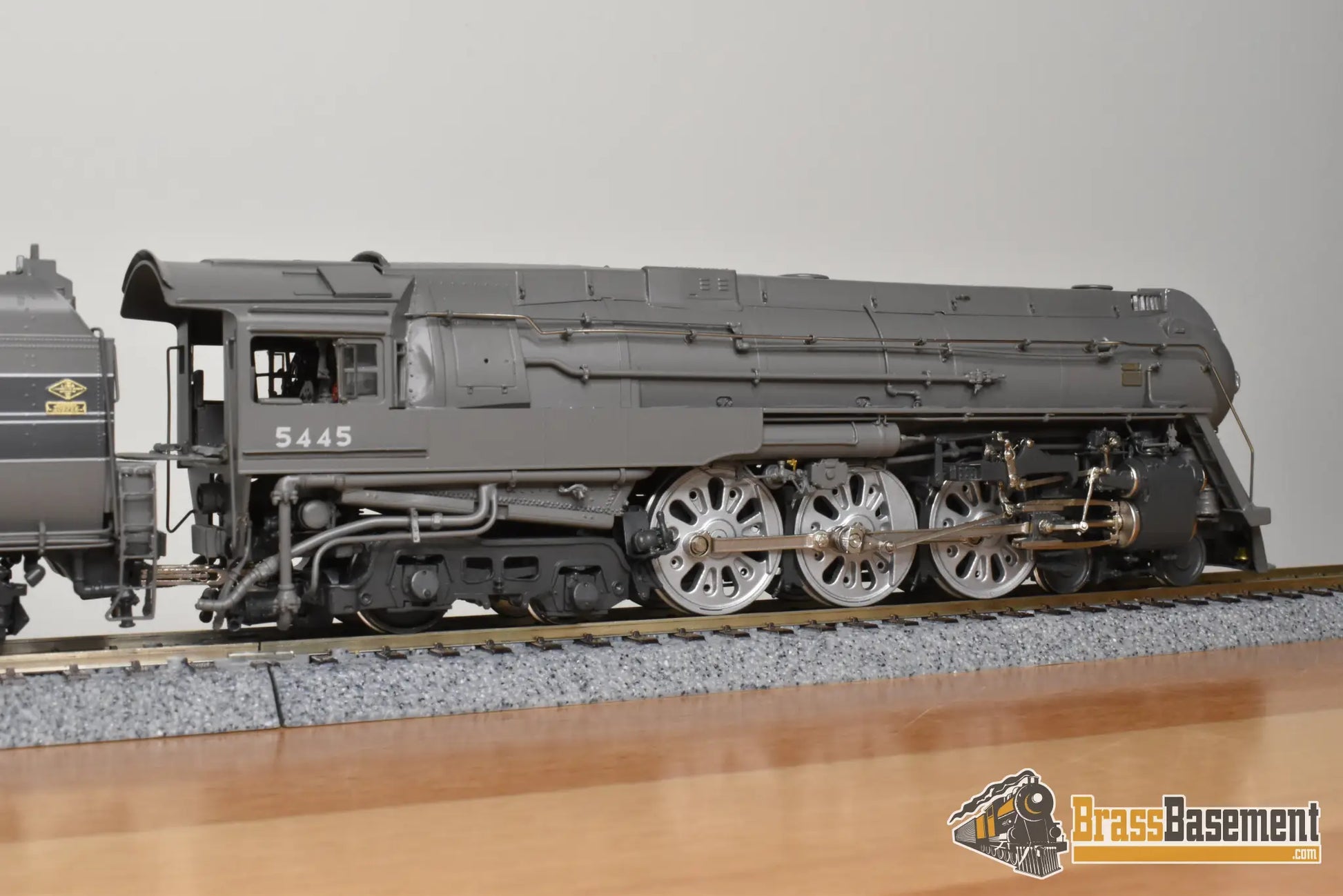 HO Brass - PSC 18254.1 NYC 1945 Era Streamlined Dreyfuss Hudson #5445 PT-4 Centipede Tender - #7/17 FP Boo-Rim