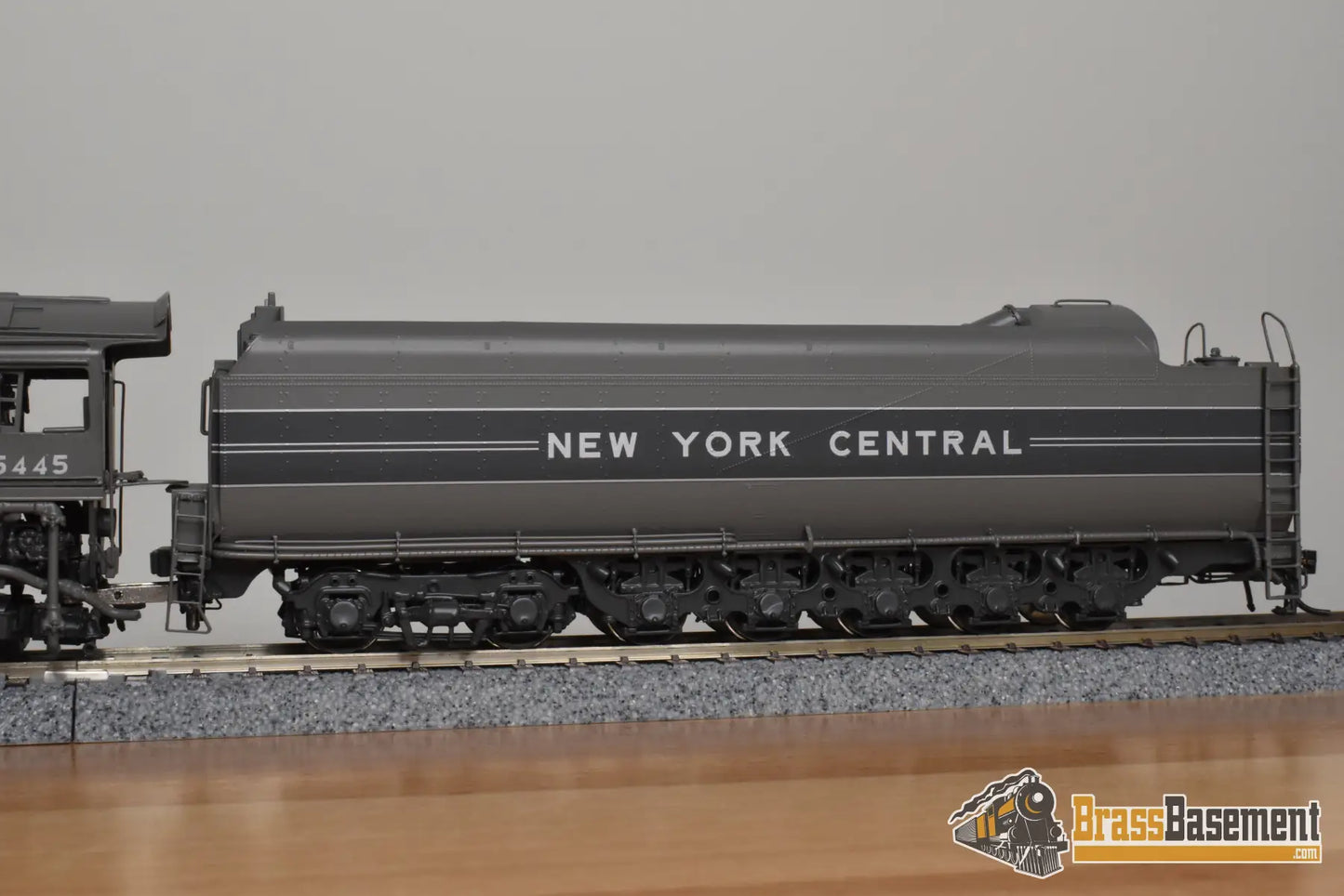 HO Brass - PSC 18254.1 NYC 1945 Era Streamlined Dreyfuss Hudson #5445 PT-4 Centipede Tender - #7/17 FP Boo-Rim