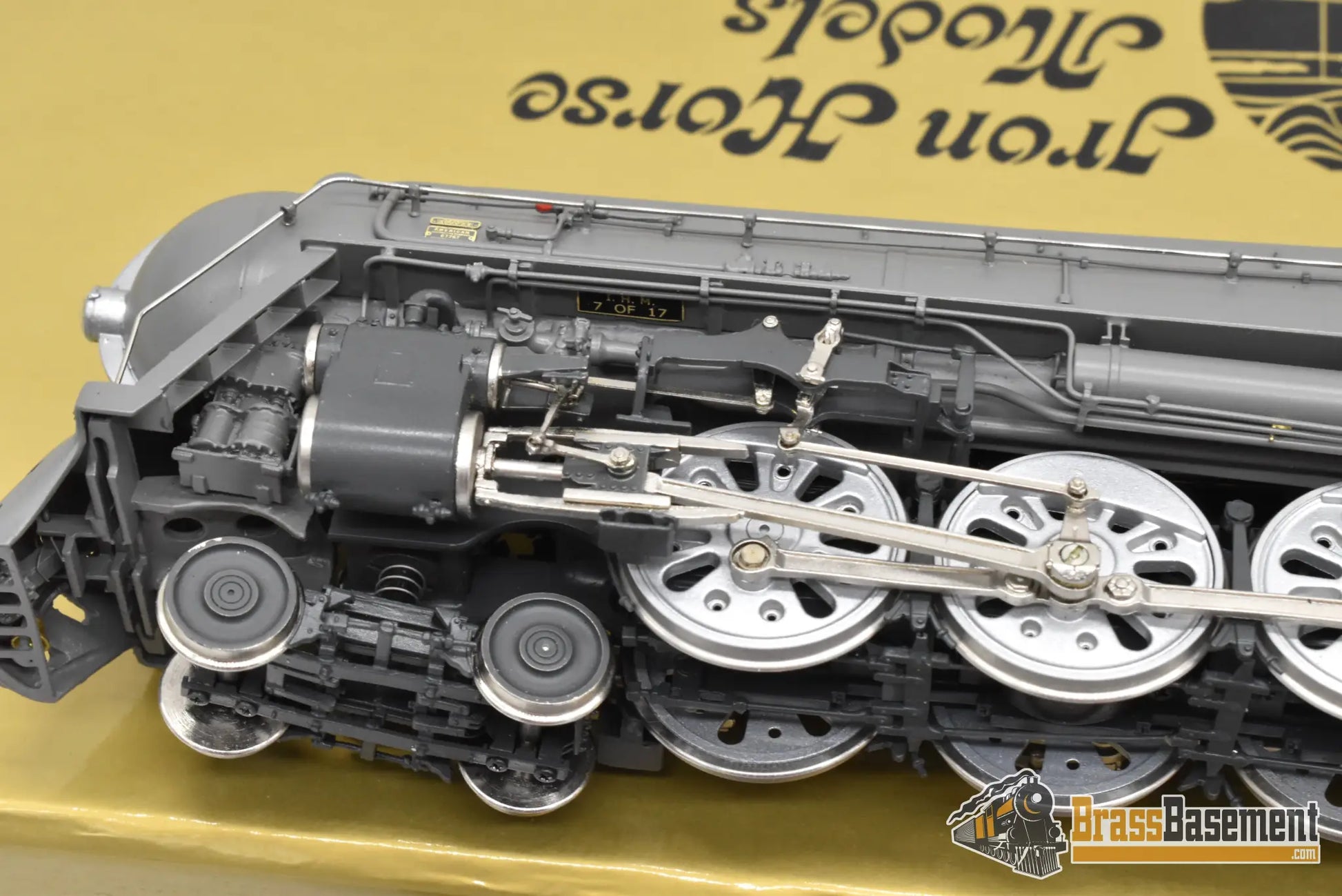 HO Brass - PSC 18254.1 NYC 1945 Era Streamlined Dreyfuss Hudson #5445 PT-4 Centipede Tender - #7/17 FP Boo-Rim