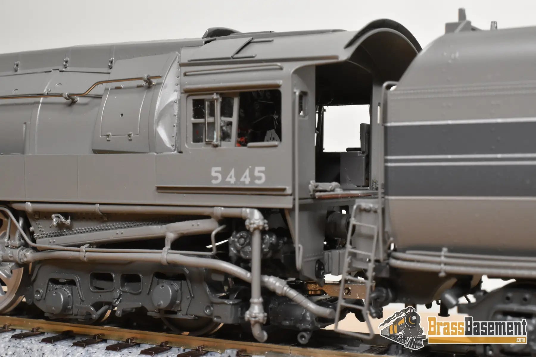 HO Brass - PSC 18254.1 NYC 1945 Era Streamlined Dreyfuss Hudson #5445 PT-4 Centipede Tender - #7/17 FP Boo-Rim