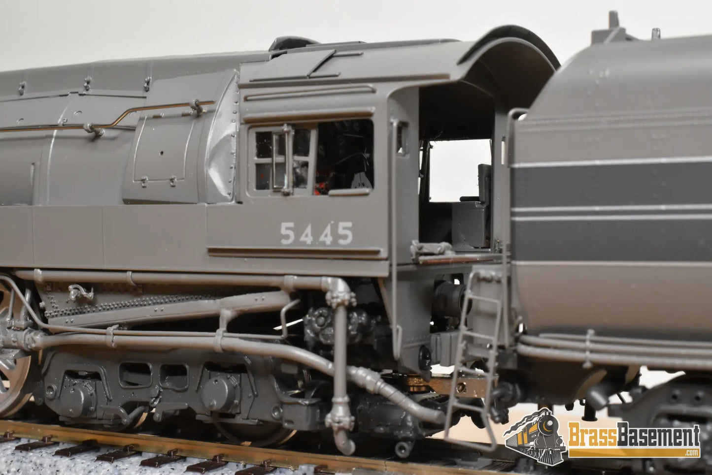 HO Brass - PSC 18254.1 NYC 1945 Era Streamlined Dreyfuss Hudson #5445 PT-4 Centipede Tender - #7/17 FP Boo-Rim