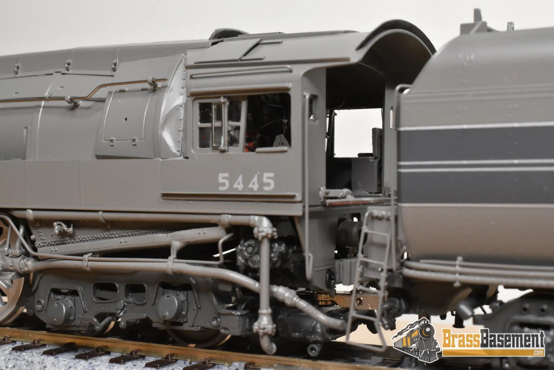HO Brass - PSC 18254.1 NYC 1945 Era Streamlined Dreyfuss Hudson #5445 PT-4 Centipede Tender - #7/17 FP Boo-Rim