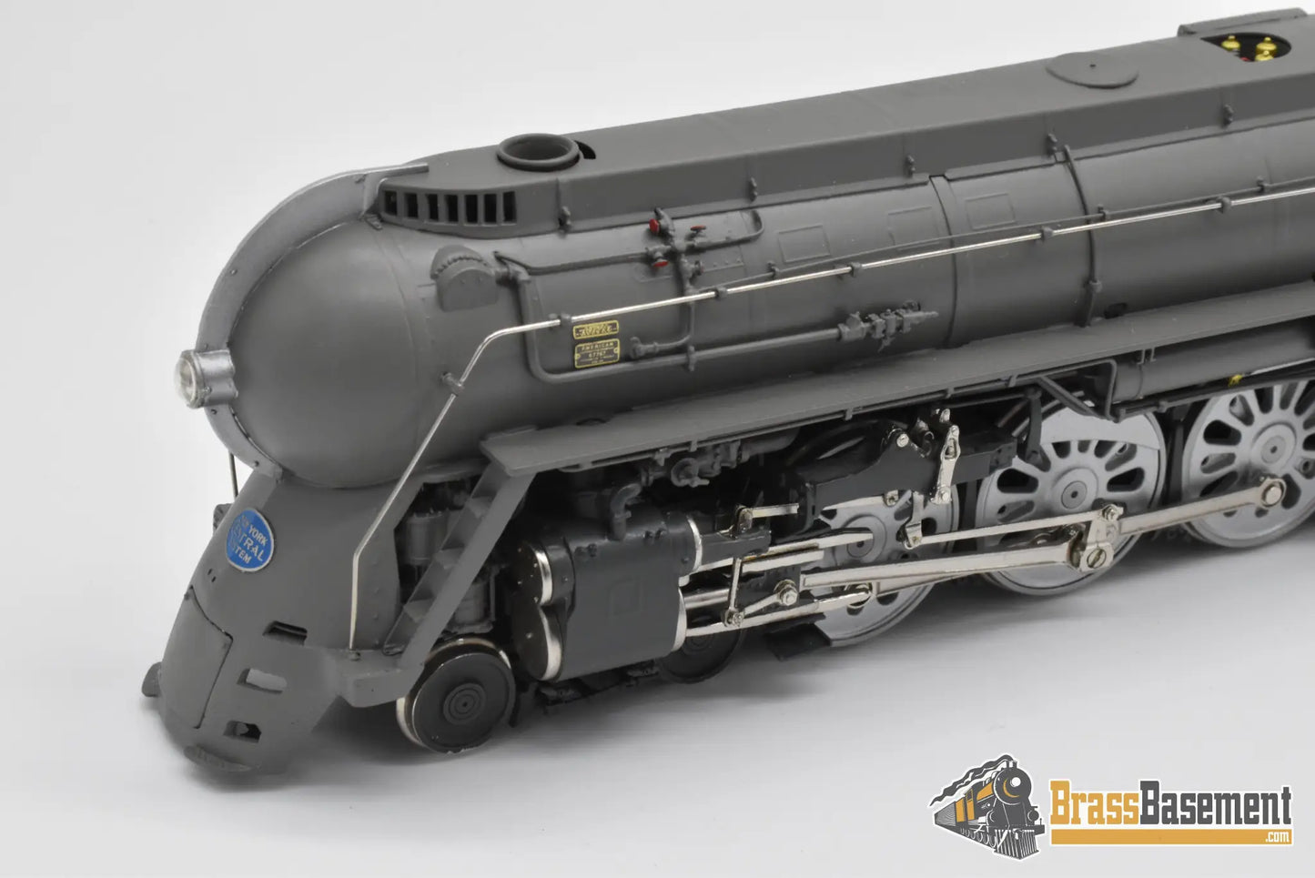 HO Brass - PSC 18254.1 NYC 1945 Era Streamlined Dreyfuss Hudson #5445 PT-4 Centipede Tender - #7/17 FP Boo-Rim